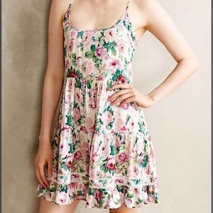 Anthro beautiful floral print chemise from Eloise